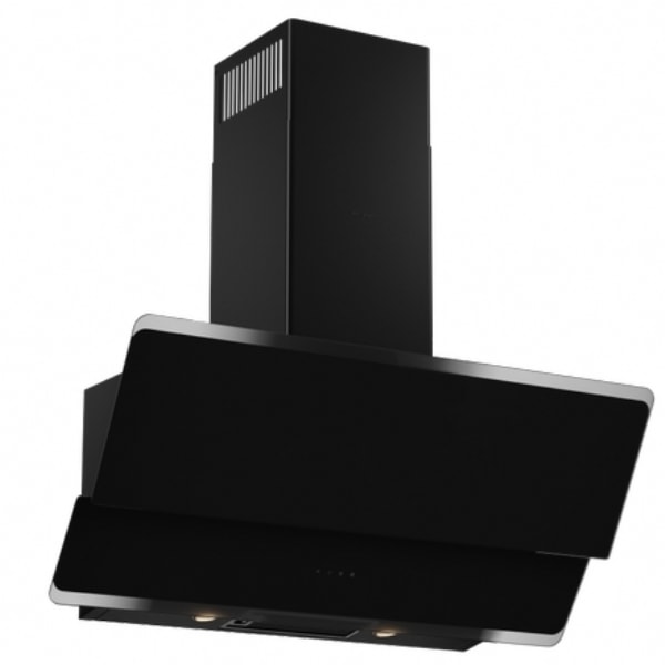 Silverline SL3490 Milano væghængt emhætte i sort 60 cm