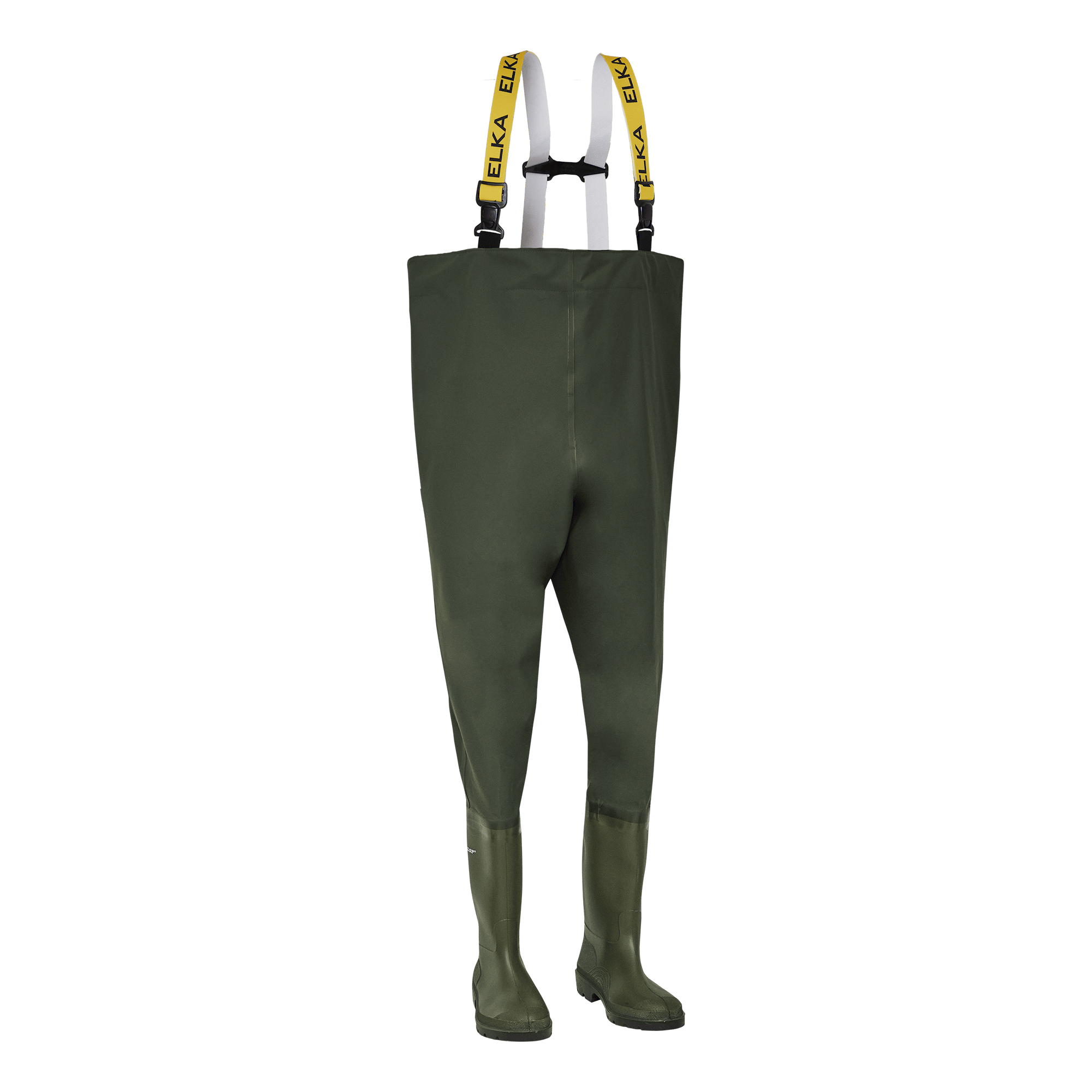 Elka waders - bred model - Oliven - 48