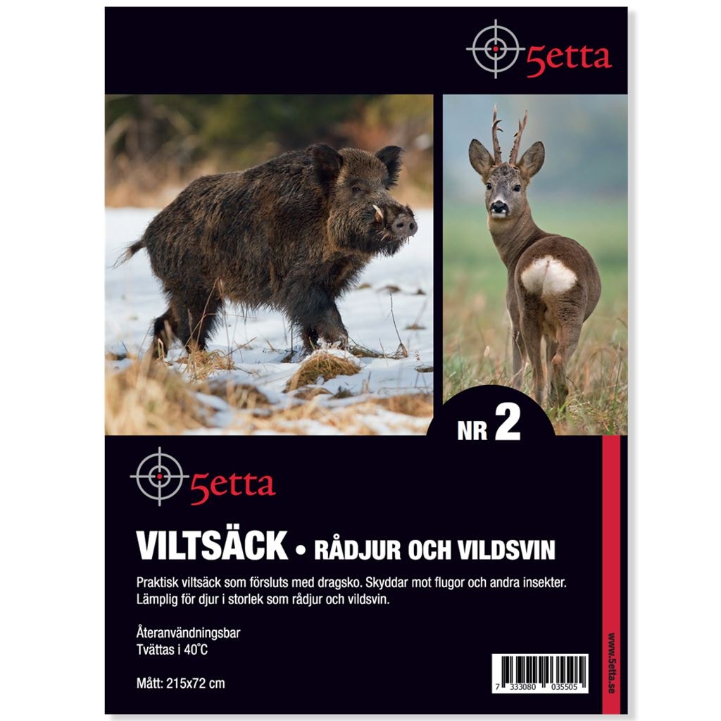 5etta Vildtsæk 2 Rådyr/Vildsvin 215x72 cm
