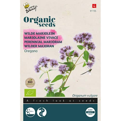 Buzzy Organic merian/ oregano økologiske frø