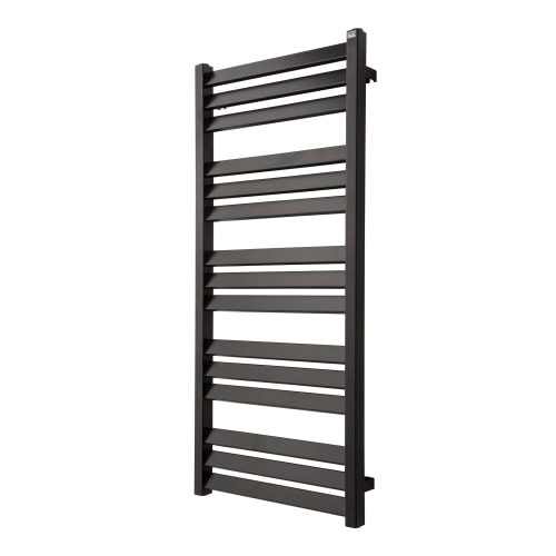 TVS Paso 15-500 håndklædetørrer i sort 1120 x 500 mm