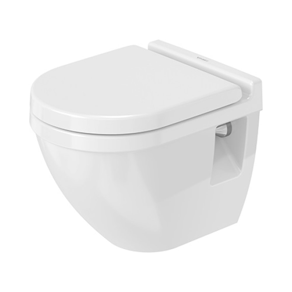 Duravit Starck 3 Compact væghængt toilet 48 cm med synlig montering - Væghængte toiletter, Toiletter