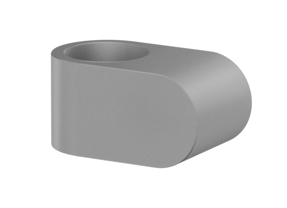 Beslagsboden dørstop til dørgreb orange gummi 34 mm