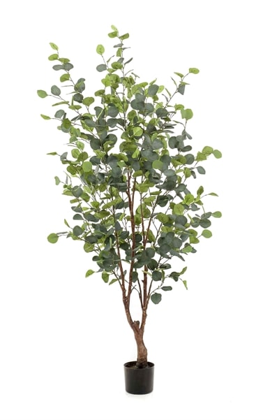 Silkeplanter kunstig eukalyptustræ H140 cm