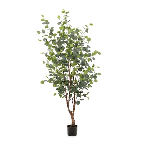 Silkeplanter kunstig eukalyptustræ H140 cm