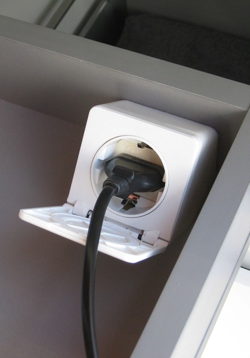 Hafa el-udtag til skuffe