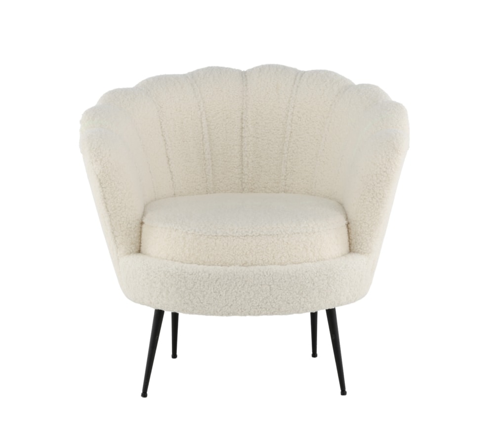 Venture Design Calais lænestol i sort/mørkegrå velour