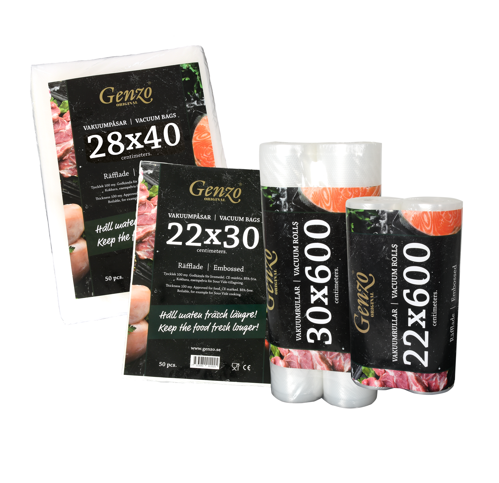 Startpakke til Vakuumpakkere