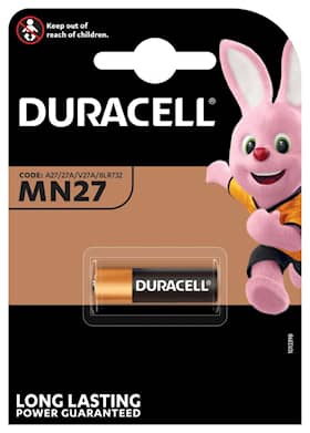 Duracell electronics batteri alkaline MN27. Pakke med 1 stk.