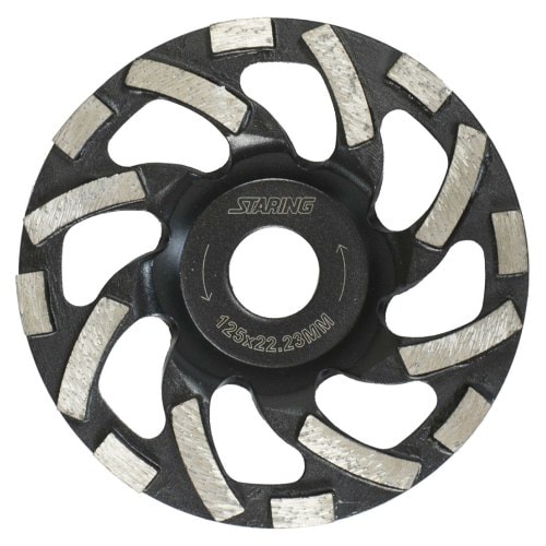 Staring diamantkopsten sten Ø125 mm