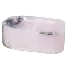 GemLook GL149 håndlavet håndvask i pink onyx 50 x 40 cm