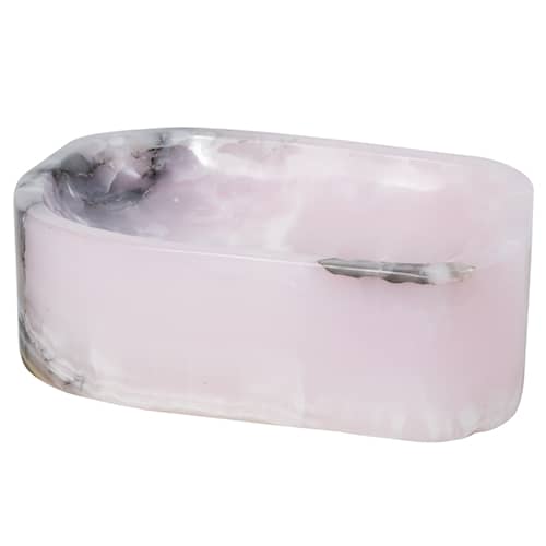 GemLook GL149 håndlavet håndvask i pink onyx 50 x 40 cm