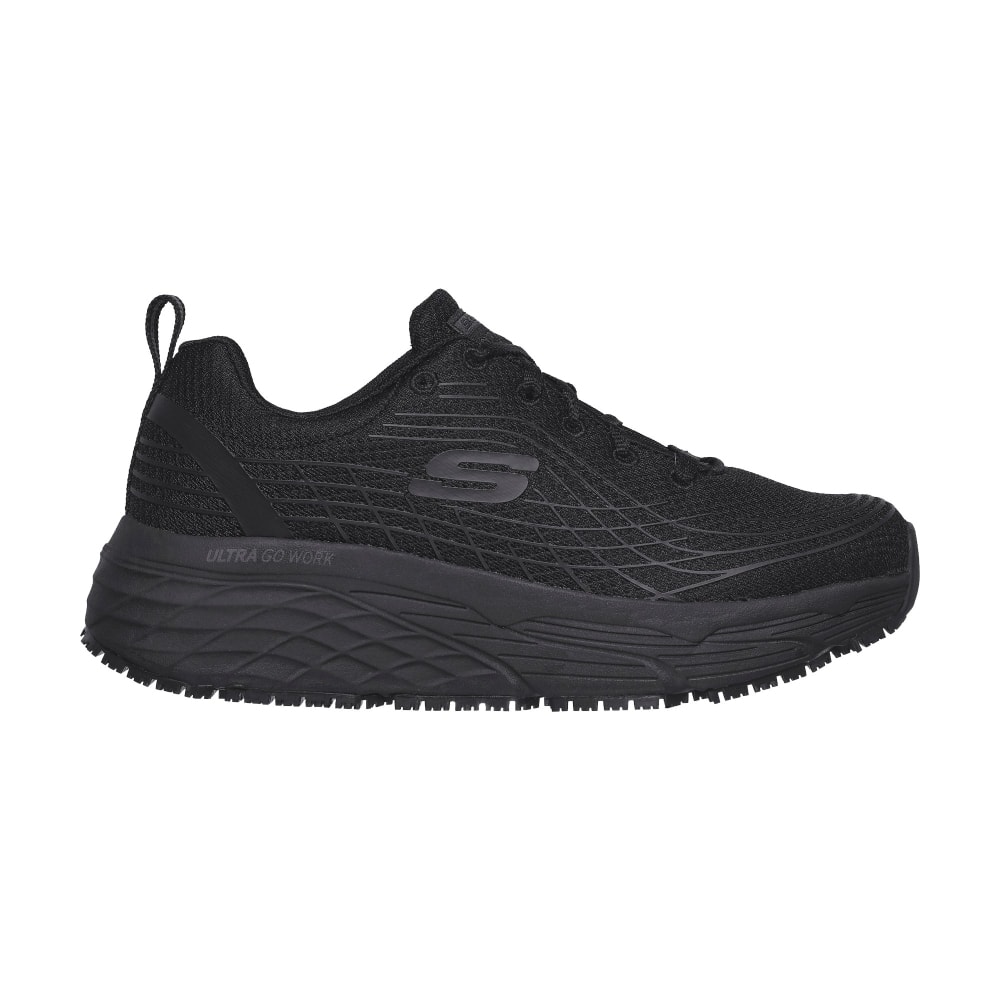 Sketchers Max Cushioning arbejdssko sort dame str. 41