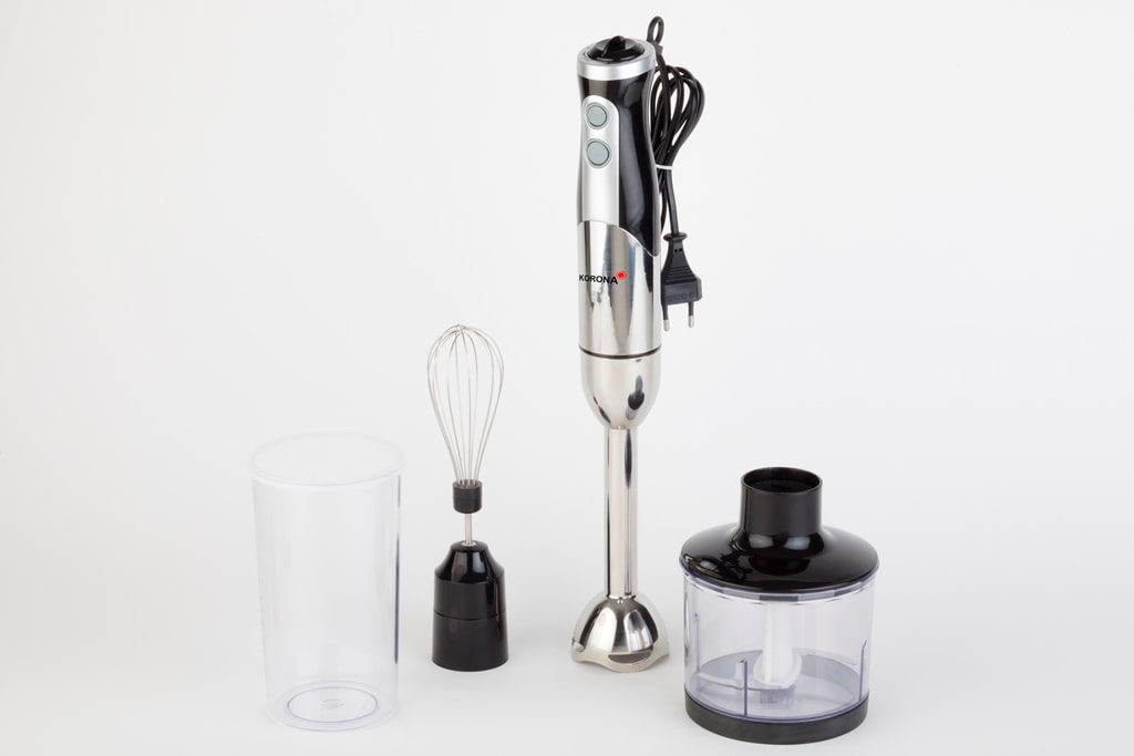Korona 23710 stavblendersæt sort/stål 800W