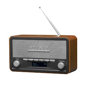 Denver DAB-18 DAB+ radio med bluetooth, FM, ur og alarm