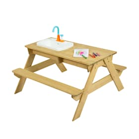 TP Toys picnicbord med vask og vandhane 94 x 89 x 50,5 cm