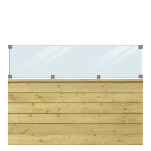 Plus Klink profilhegn inkl. glas 174 cm