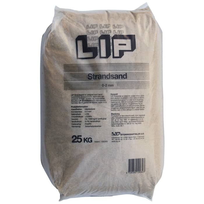 LIP strandsand 0-2 mm 25 kg
