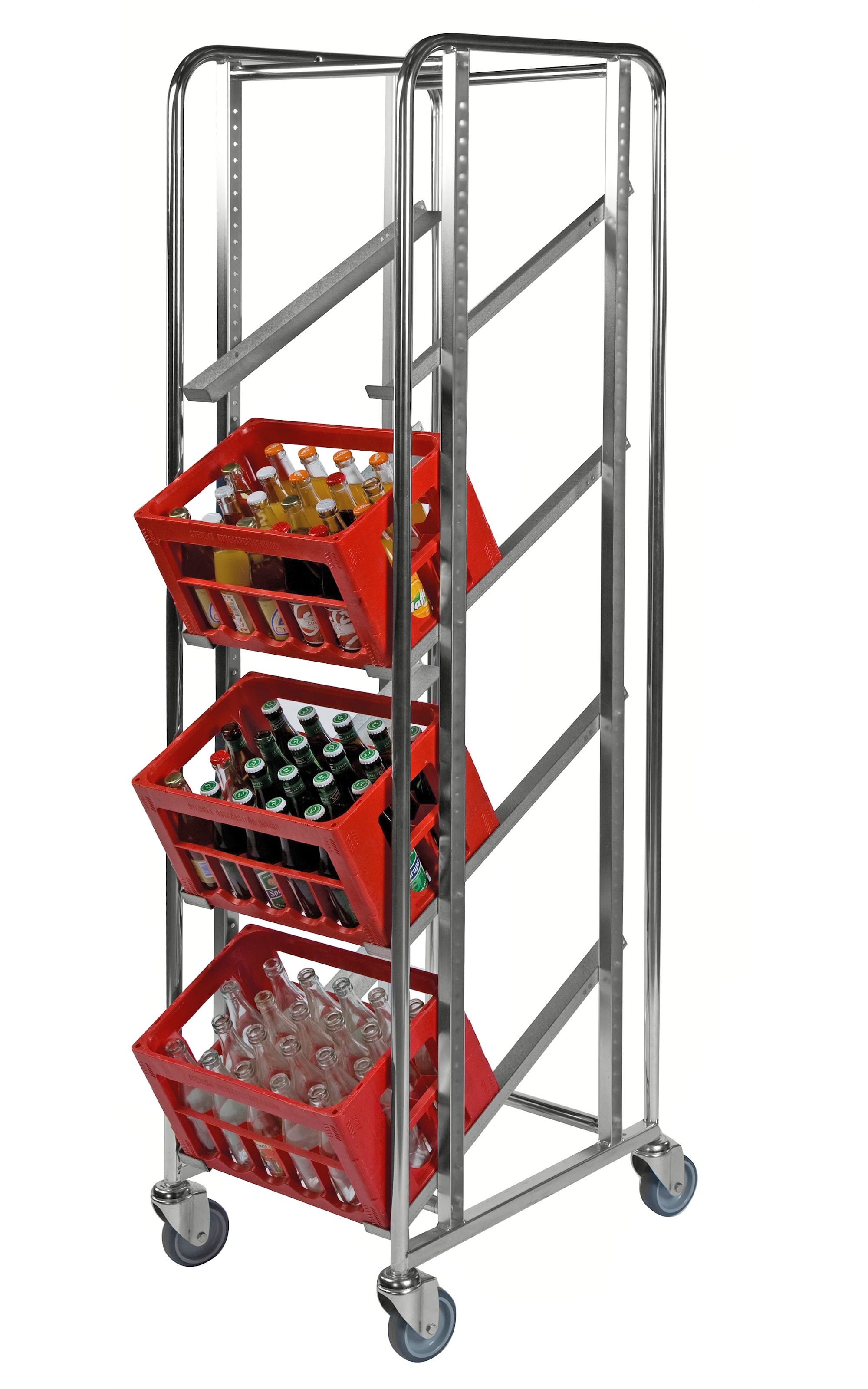 Kongamek 39,7 x 59,2 elektrogalvaniseret kassevogn KM165SB