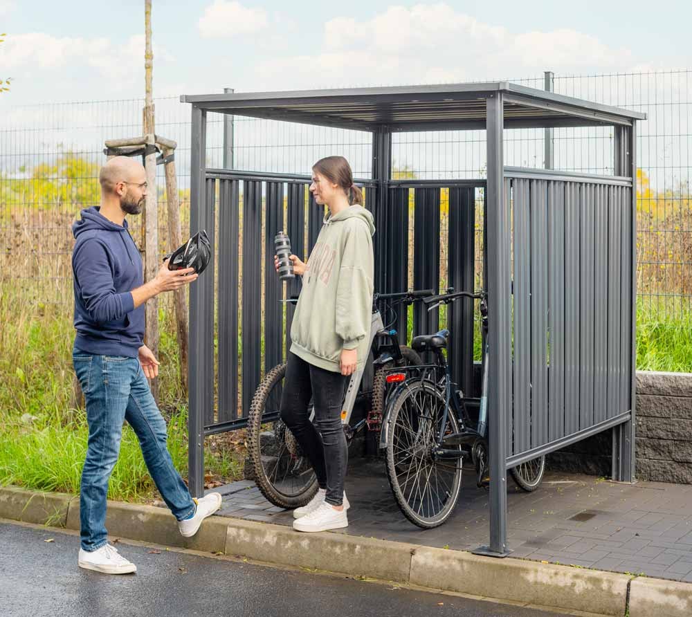 SI03000_Westmann_Raucherunterstand_Fahrraduntersta