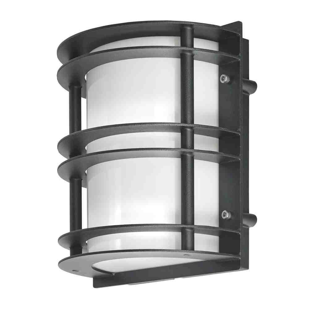 Norlys Stockholm vægarmatur galvaniseret / opal E27 IP54