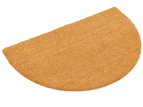 Clean Carpet kokosmåtte natur 15 mm Halvmåne 50x80 cm