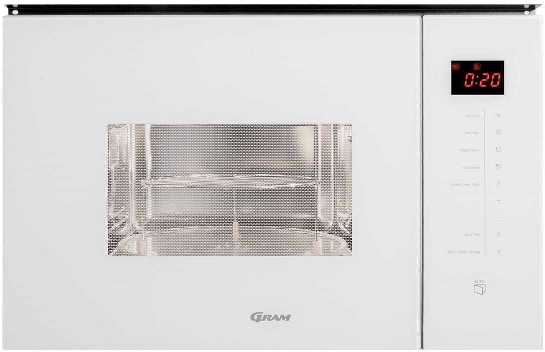 Gram IM 20614-90 W indbygningsmikroovn hvid 25L