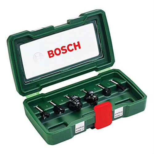 Bosch overfræsersæt hm ø 6 mm 6 dele