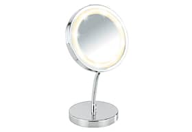 Wenko Brolo LED kosmetikspejl på fod x3 forstørrelse Ø15 cm
