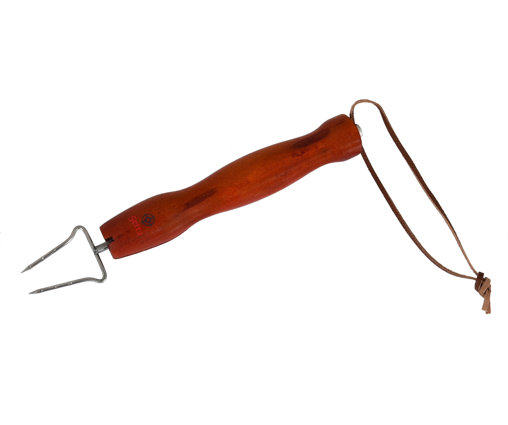 5etta Grillpind teleskopisk Rød inkl. etui