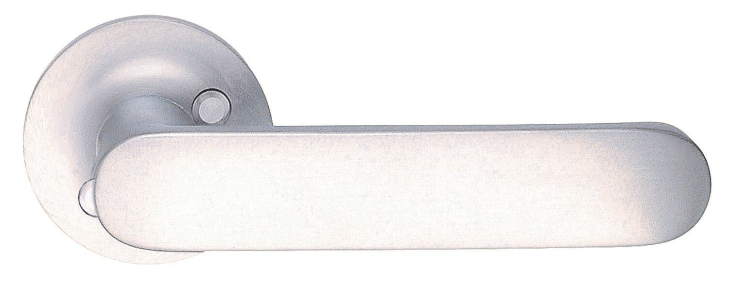 Beslagsboden B122 udendørs dørgreb i børstet krom