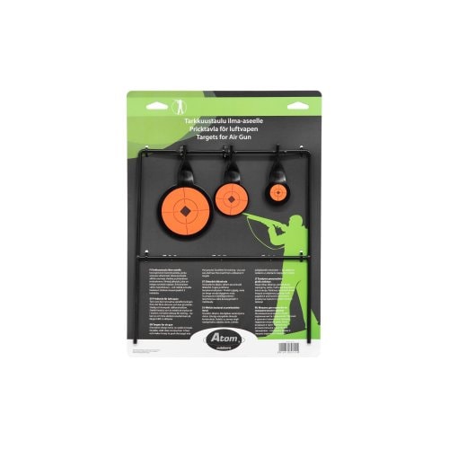 Atom Outdoors målskivesæt i metal