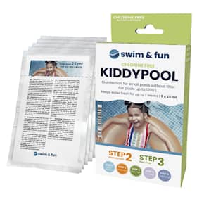 Swim & Fun KiddyPool vandpleje til soppebassiner 5 x 25 ml