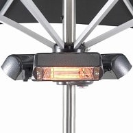Terrassevarmer slimline super til parasol3 x 800 watt