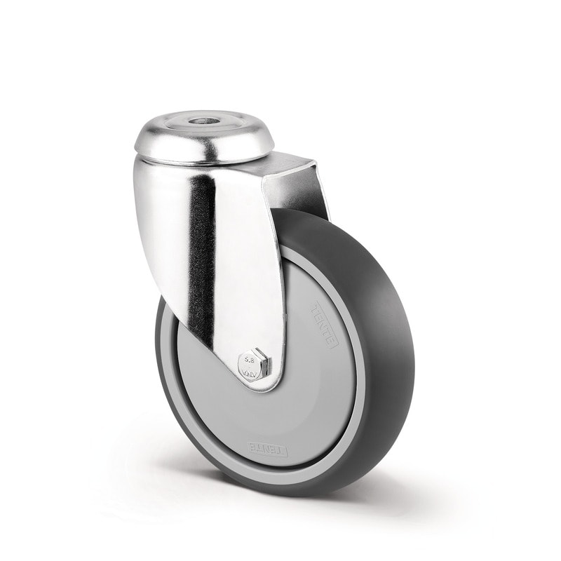 Kongamek grå drejbare hjul 2470PJP125P30