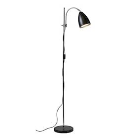 Belid Sway gulvlampe i mat sort E27 - max 60W - højde 148 cm - justerbar G3023