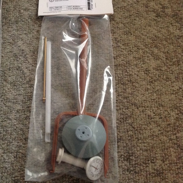 Gustavsberg NC bundvententil komplet