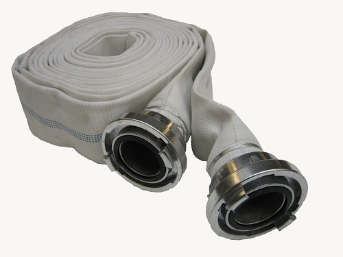 Brandslange 15 meter hvid 2 tommerMed storz koblinger i enderne