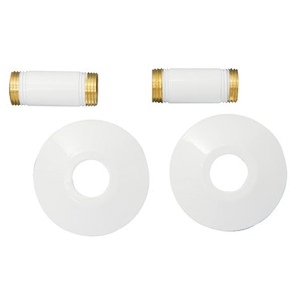 Strømberg Prestige tilslutningssæt 57 mm. Hvid