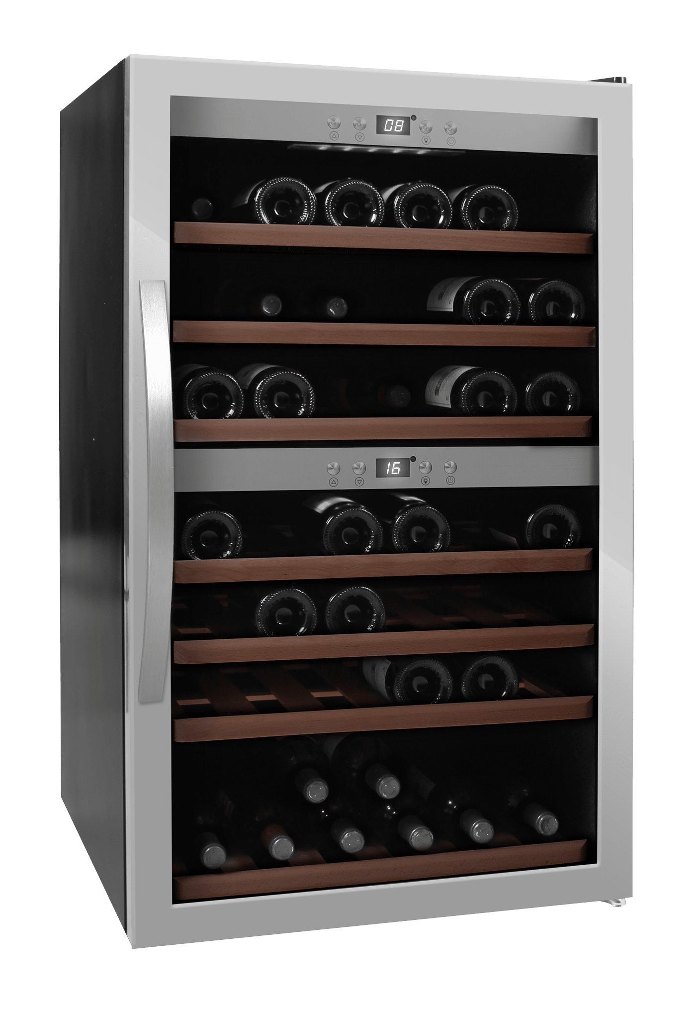 mQuvee WineExpert 66 Stainless fritstående vinkøleskab