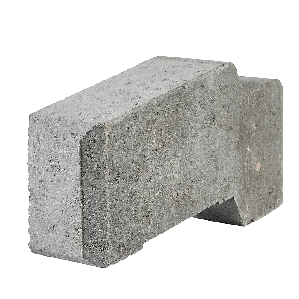 IBF Danblok halv 12,5 x 34 x 17 cm i grå