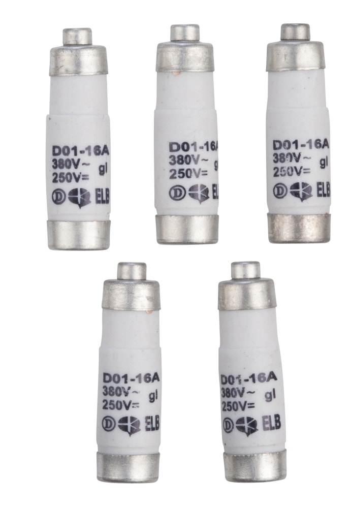 Sikring Neozed D01 16A 5 stk.