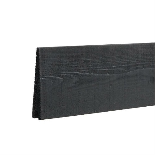 Plus Klink profilbræt 27 x 144 mm x 177 cm i grundmalet sort