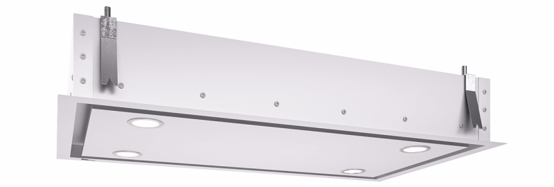 Thermex Newcastle Medio indbygningsemfang i hvid med motor 90 x 50 cm