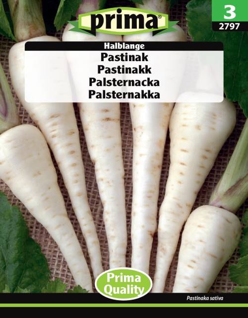 Prima pastinak halblange frø til ca. 120 planter