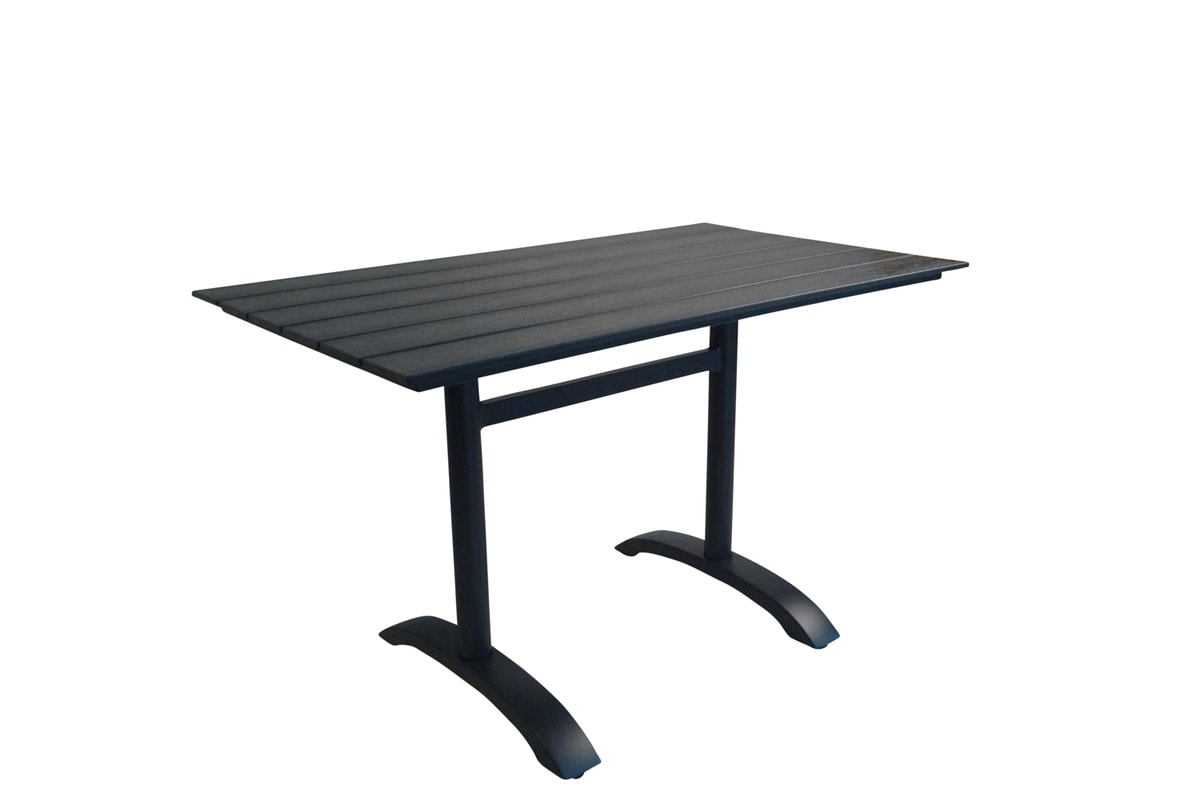 Venture Design Denver havebord i sort 70 x120 cm