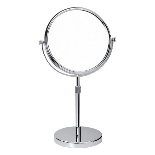 Kriss Athena kosmetikspejl i krom til bord dobbeltsidet Ø230/180 mm