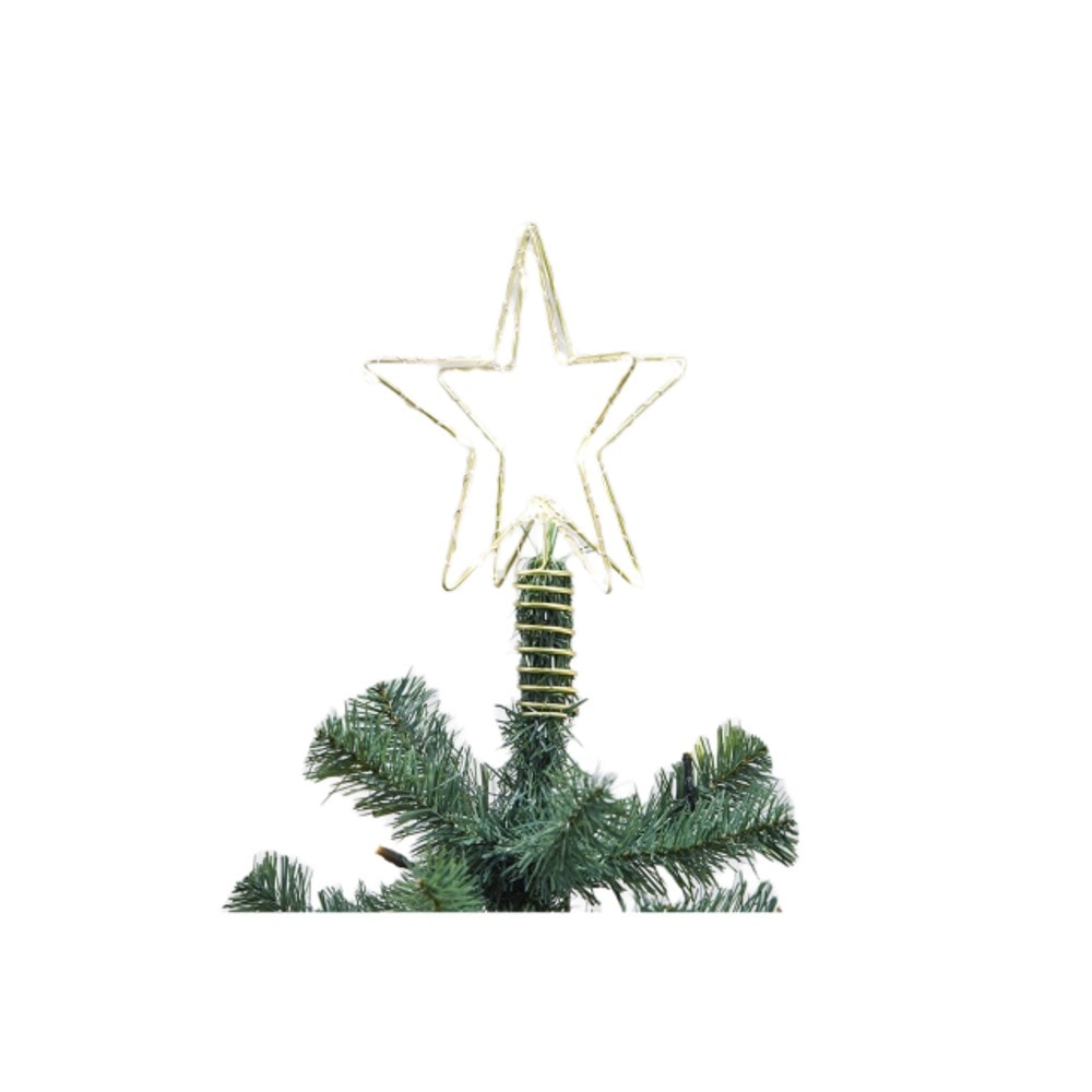 Nordic Winter 3D julestjerne med LED lys og connector til juletræ 25 x 19 x 19 cm
