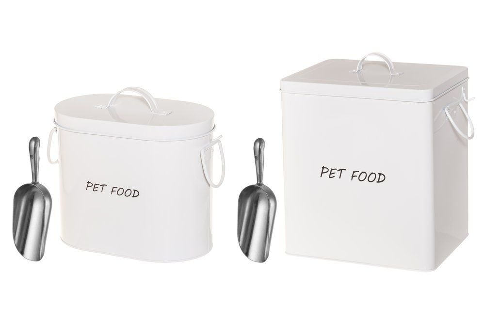 4Living Pet Food metalkasser 2 stk.