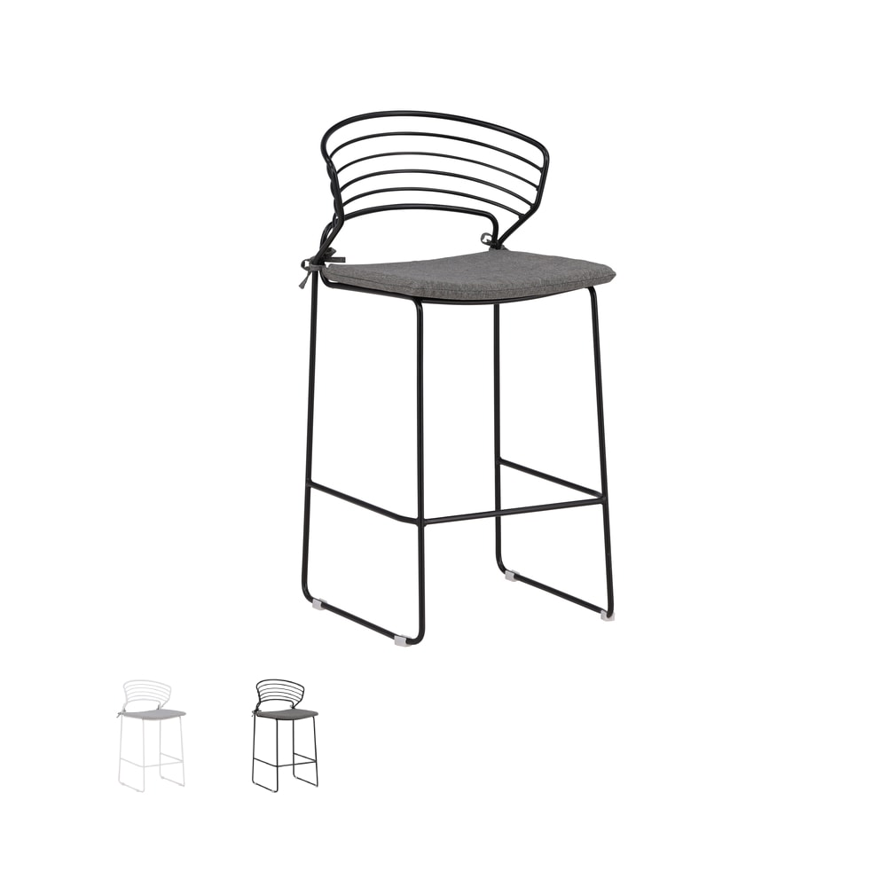 Venture Design Milano barstol med ryglæn